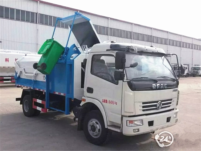 國(guó)五東風(fēng)自裝卸式垃圾車(chē)