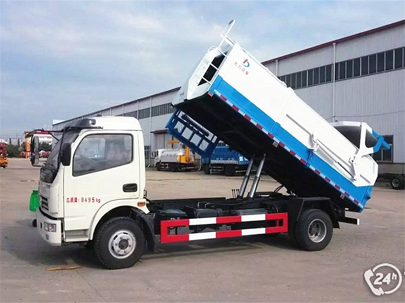 國(guó)五東風(fēng)自裝卸式垃圾車(chē)