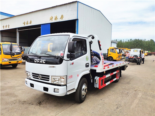 熱銷藍牌一拖二平板清障車，C證即可駕駛